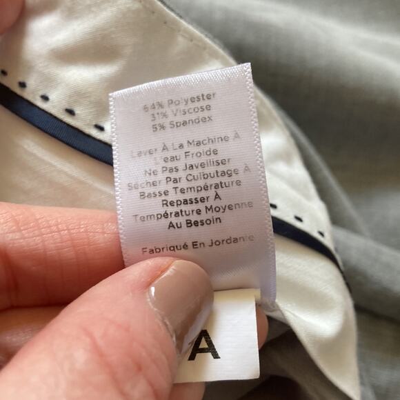 Talbots Light Grey “Freeport” Trousers, Size 2 - Picture 6 of 6